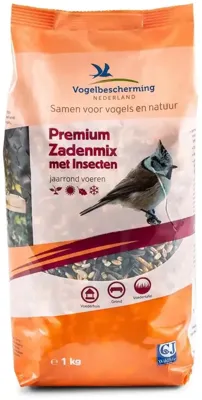Vogebescherming Nederland Premium zadenmix met insecten 1kg