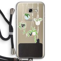 Hang In There: Samsung Galaxy A5 (2017) Transparant Hoesje met koord