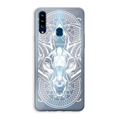 Oh Deer: Samsung Galaxy A20s Transparant Hoesje