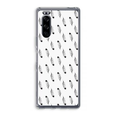 Pluimen: Sony Xperia 5 Transparant Hoesje