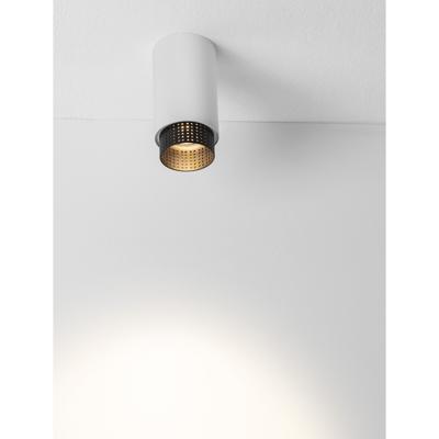Lyora PlafondspotNessi wit met zwart - 9011400