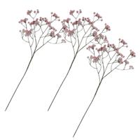 Kunstbloem Gipskruid - 3x - 60 cm - roze - losse tak - kunst bloem - Gypsophila