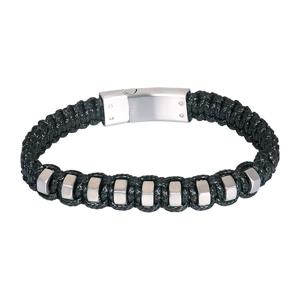 iXXXi Men Leren Armband Lewis Zilver