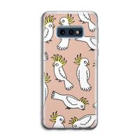Papegaai: Samsung Galaxy S10e Transparant Hoesje