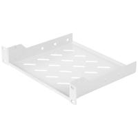 Digitus DN-10-TRAY-2 10 inch Apparaatbodem voor patchkast Met luchtsleuven, Geperforeerd Geschikt voor kastdiepte: vanaf 300 mm Grijs-wit (RAL 7035)