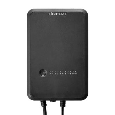 12V LED Transformator Touch - 150 Watt - LED Driver - IP44 Waterdicht - Incl. bevestigingsmateriaal + sensor - Zwart