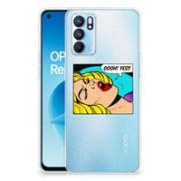 OPPO Reno 6 5G Silicone Back Cover Popart Oh Yes