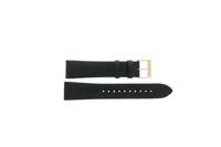 Horlogeband Seiko 6G28-00X0 / SRK036P1 / L0G3011K0 Leder Zwart 21mm