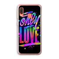 Only Love: Samsung Galaxy A20e Transparant Hoesje Only Love: Samsung Galaxy A20e Transparant Hoesje