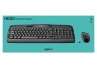 Logitech Wireless Combo MK330 toetsenbord Inclusief muis Kantoor USB QWERTY US International Zwart