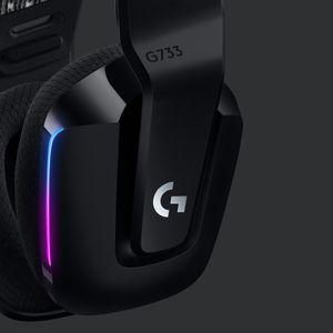Gaming-koptelefoon - Draadloos - LOGITECH G - G733 LIGHTSPEED - Zwart