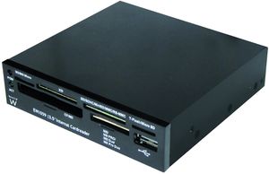 Ewent EW1059 Intern USB 2.0 Zwart geheugenkaartlezer