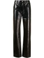 Peter Do pantalon en cuir - Noir