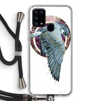 Golden Falcon: Samsung Galaxy M31 Transparant Hoesje met koord