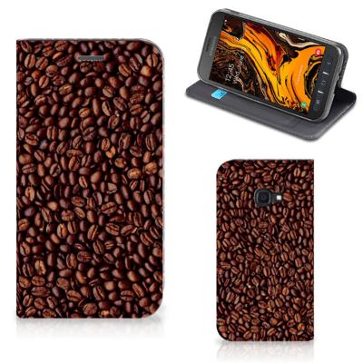 Samsung Galaxy Xcover 4s | Flip Style Cover | Koffiebonen