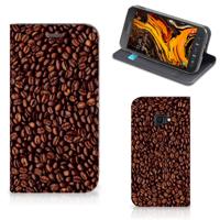 Samsung Galaxy Xcover 4s | Flip Style Cover | Koffiebonen