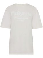 Alexander McQueen t-shirt en coton à logo imprimé - Blanc - thumbnail