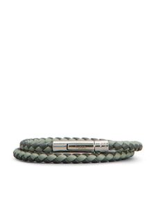 Tod's bracelet tressé à design bicolore - Vert