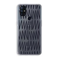 Marrakech Zigzag: OnePlus Nord N10 5G Transparant Hoesje