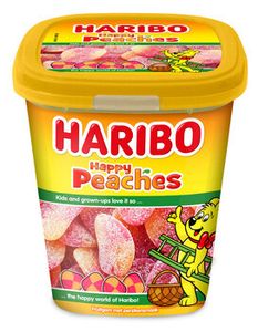 Haribo Haribo - Peaches Cup 190 Gram 12 Stuks