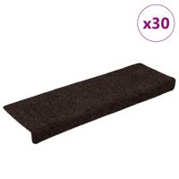 Trapmatten zelfklevend 30 st 65x21x4 cm bruin