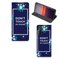 Sony Xperia 5 II Design Case Flowers Blue DTMP