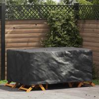 Hoes voor tuinmeubelen Zwart 172 x 113 x 73 cm 600D
