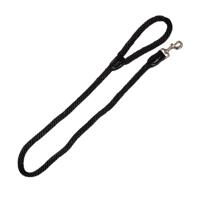 Jack and Vanilla Hondenriem zwart - Rond - Lengte 135 cm - Diameter 1,5 cm