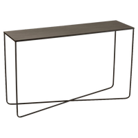 J-Line Sidetable Kruis Zwart 120x35x75 - thumbnail