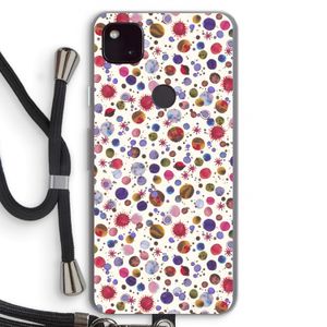 Planets Space: Pixel 4a 5G Transparant Hoesje met koord