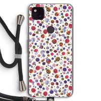 Planets Space: Pixel 4a 5G Transparant Hoesje met koord