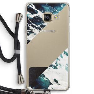 Golven: Samsung Galaxy A3 (2016) Transparant Hoesje met koord