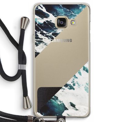 Golven: Samsung Galaxy A3 (2016) Transparant Hoesje met koord