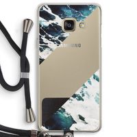 Golven: Samsung Galaxy A3 (2016) Transparant Hoesje met koord