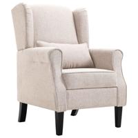 Fauteuil stof beige