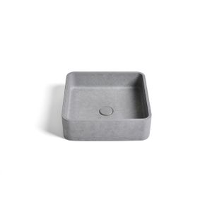 Ideavit Zoe Waskom 39x39x12cm Beton vierkant Grey 290305-B1