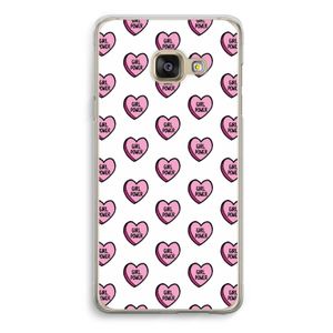 GIRL POWER: Samsung Galaxy A3 (2016) Transparant Hoesje