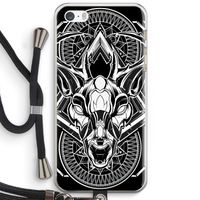 Oh Deer: iPhone 5 / 5S / SE Transparant Hoesje met koord