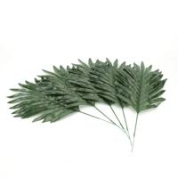 12 stuks kunstmatige nep Monstera Palm Tree groene kunststof blad