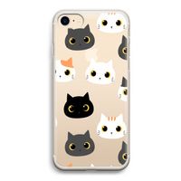 Katten: iPhone 7 Transparant Hoesje