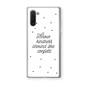 Confetti: Samsung Galaxy Note 10 Transparant Hoesje