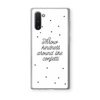 Confetti: Samsung Galaxy Note 10 Transparant Hoesje