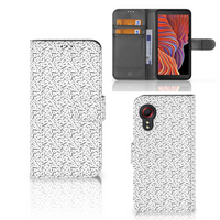 Samsung Galaxy Xcover 5 Telefoon Hoesje Stripes Dots