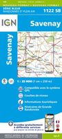 Topografische kaart - Wandelkaart 1122SB Savenay | IGN - Institut Géographique National - thumbnail
