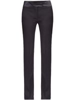 Ferragamo pantalon de tailleur à coupe droite - Noir - thumbnail