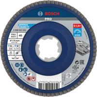 Bosch Accessoires X-LOCK Lamellenschijf schuin, kunststof Ø115mm, G 40, X571, 
Best for Metal - 2608621763