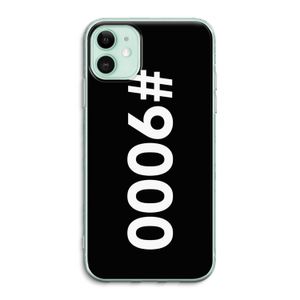 #9000: iPhone 11 Transparant Hoesje