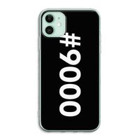 #9000: iPhone 11 Transparant Hoesje
