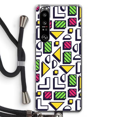 8-bit N°4: Sony Xperia 1 III Transparant Hoesje met koord