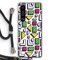 8-bit N°4: Sony Xperia 1 III Transparant Hoesje met koord